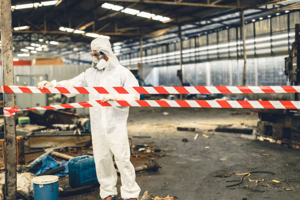 Professional Crime Scene Cleanup technician working in Hancock, MI